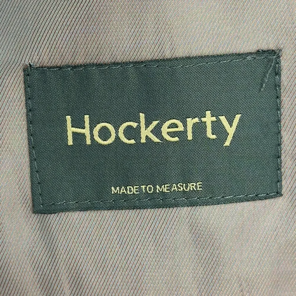 Hockerty Grey Bespoke Custom 2 Button Notched Lapel Blazer Jacket Mens 46‎